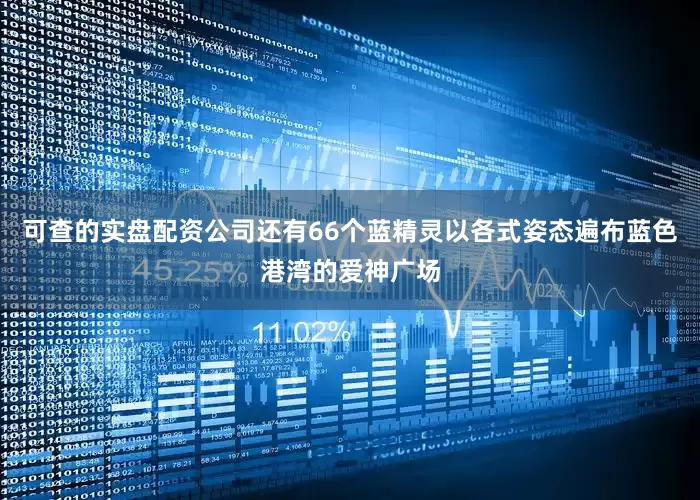 可查的实盘配资公司还有66个蓝精灵以各式姿态遍布蓝色港湾的爱神广场